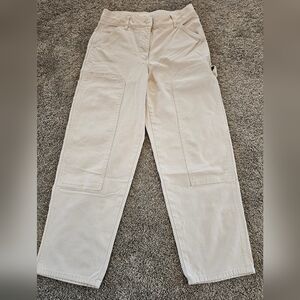 Aritzia "wilfred" ladies painter pants in bone color. Size 6